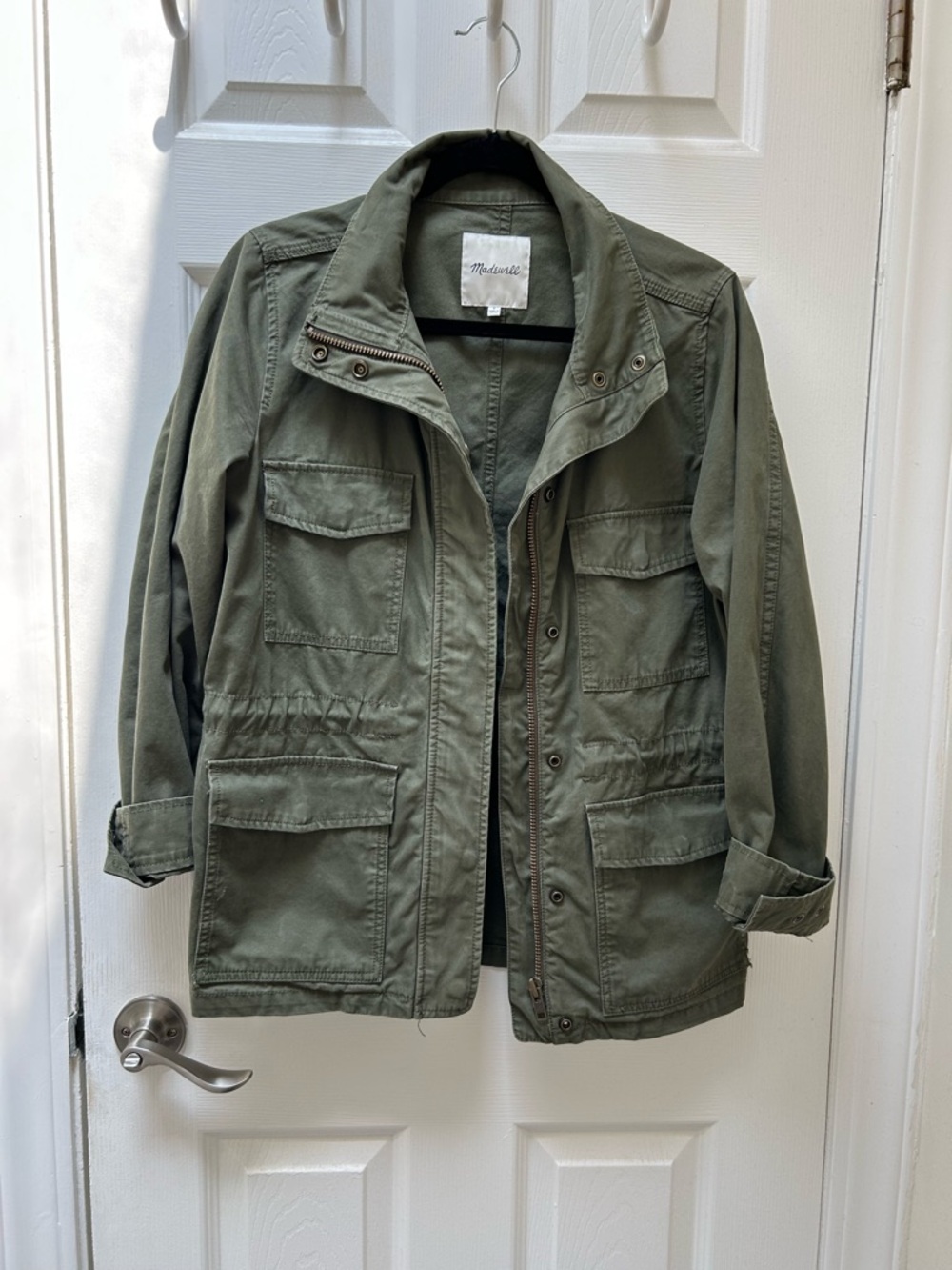 Madewell Military-Style Jacket in Olive